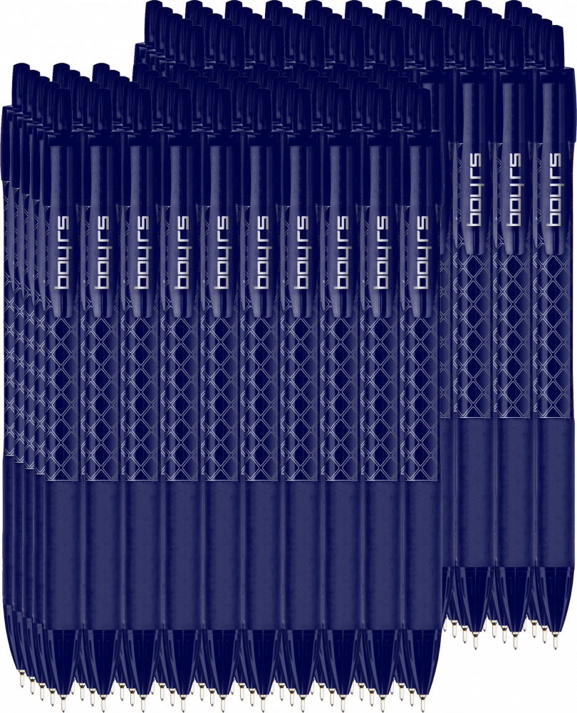 100x Długopis automatyczny Rystor, Boy RS, 0.7mm, niebieski