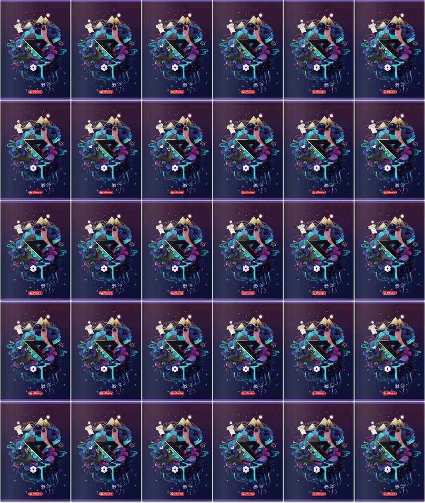 40x Zeszyt w linie Ekipa 9581695, A5, 60 kartek, mix wzorów