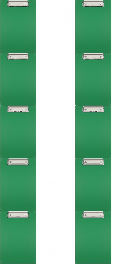 10x Clipboard Biurfol, A5, zielony