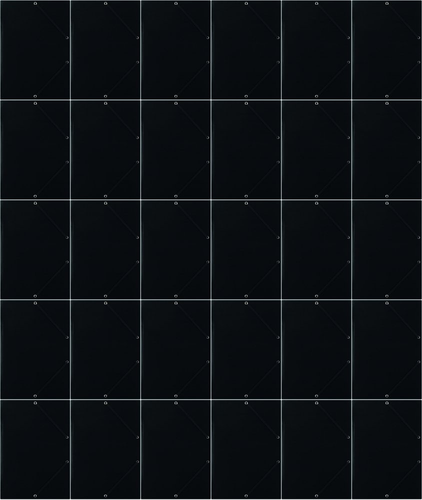 30x Teczka kartonowa z narożną gumką Donau, A4, 3-skrzydłowa, 400g/m2, czarny