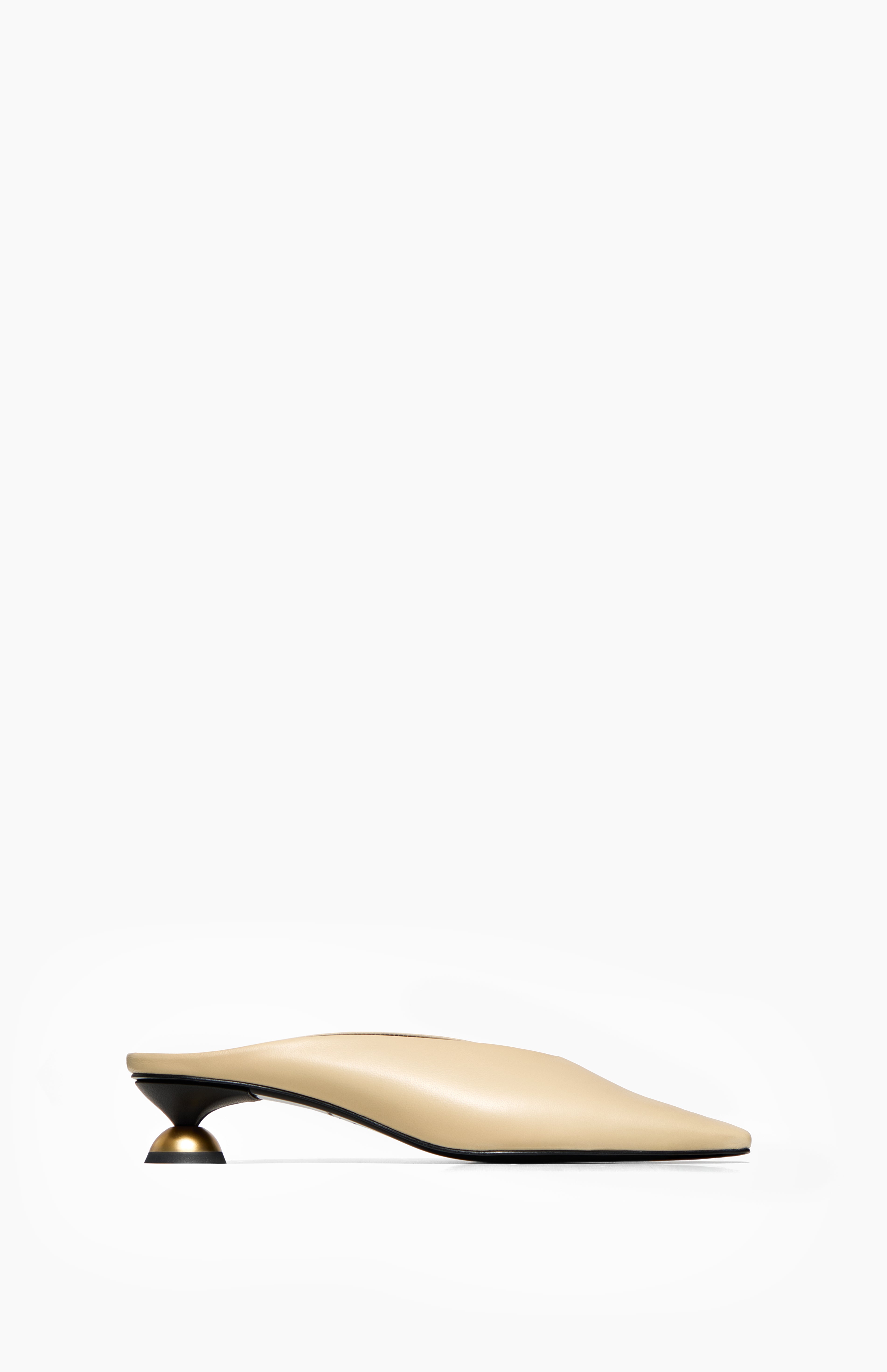 Klapki na obcasie TRACY IVORY 42 - Vanda Novak