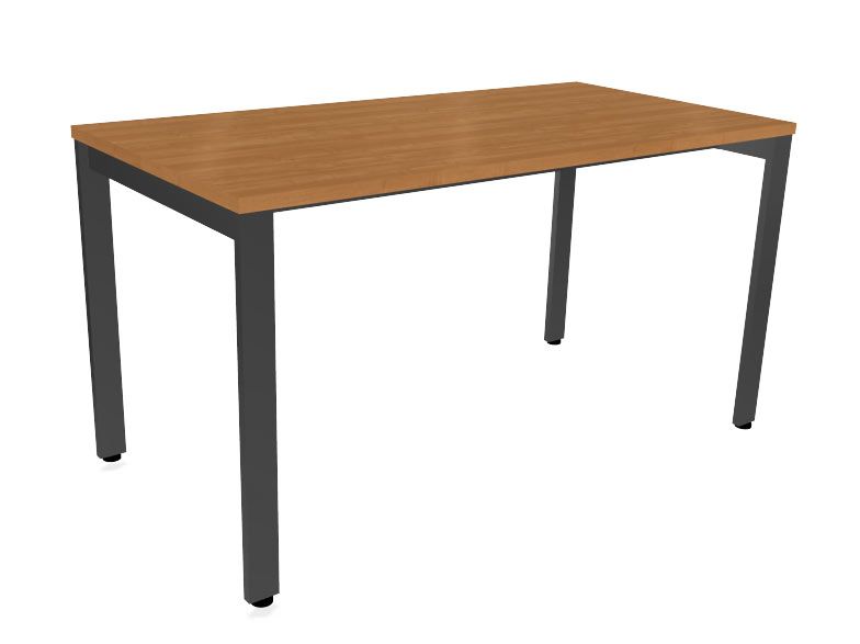 NOTER PO97 Biurko pojedyncze 138,5x70x74h (Kolor blatu: Dąb Lindberg)