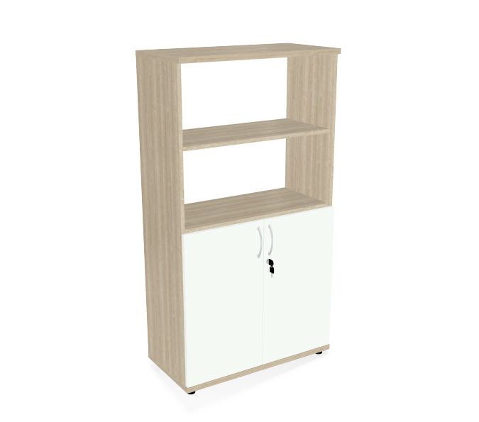 HEBE TS404 regał 80,2x40x148,8h (Kolor korpusu: Szary Platynowy)