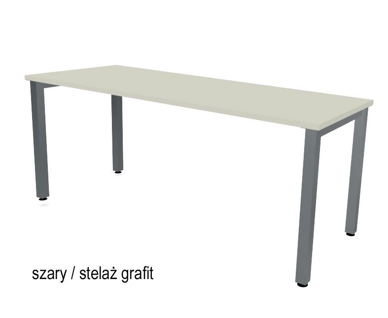 HEBE BK01/8 Biurko proste 158,5x80x74h (Kolor blatu: Szary)