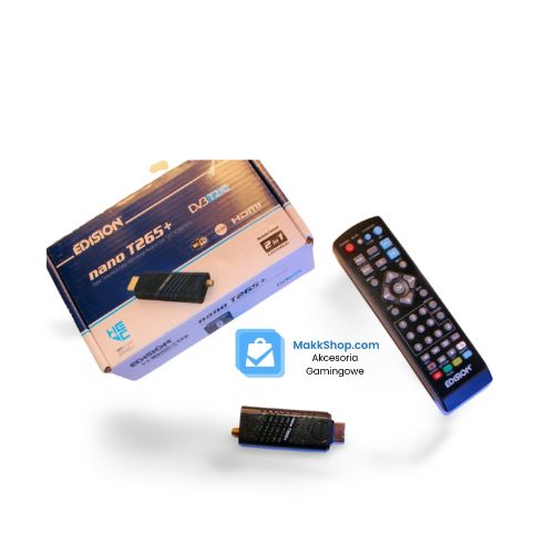 Edision Nano T265+ Tuner DVB-T2/C z HEVC i Trybem Hotelowym