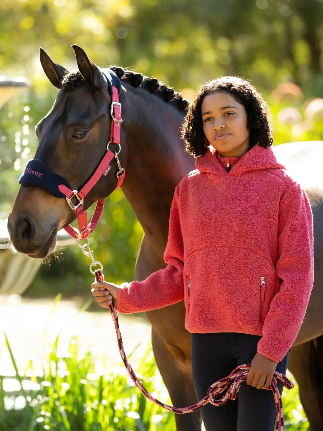 LeMieux LeMieux bluza polarowa Avalon Young Rider Cranberry