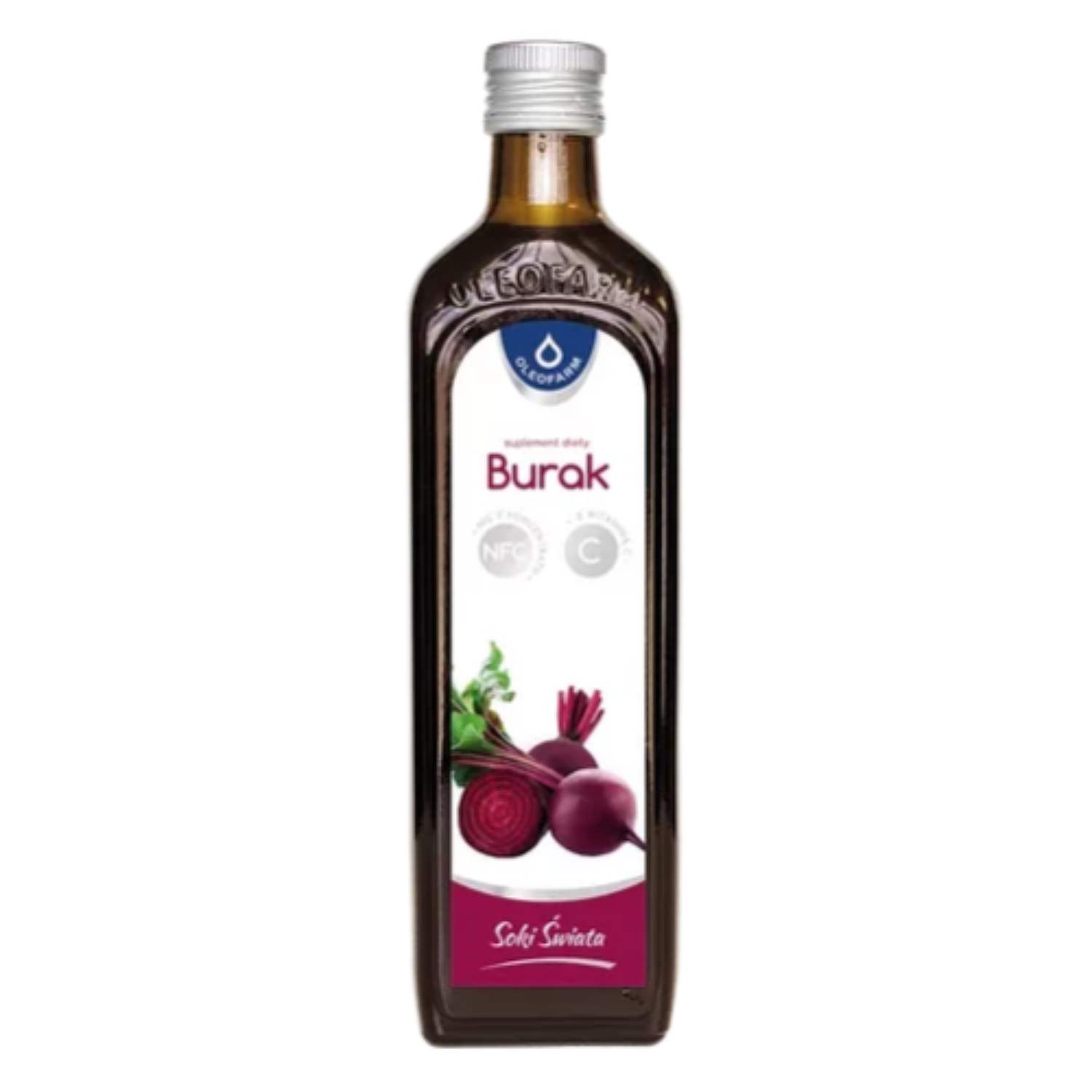 Oleofarm - sok z buraka z witaminą c, 490 ml