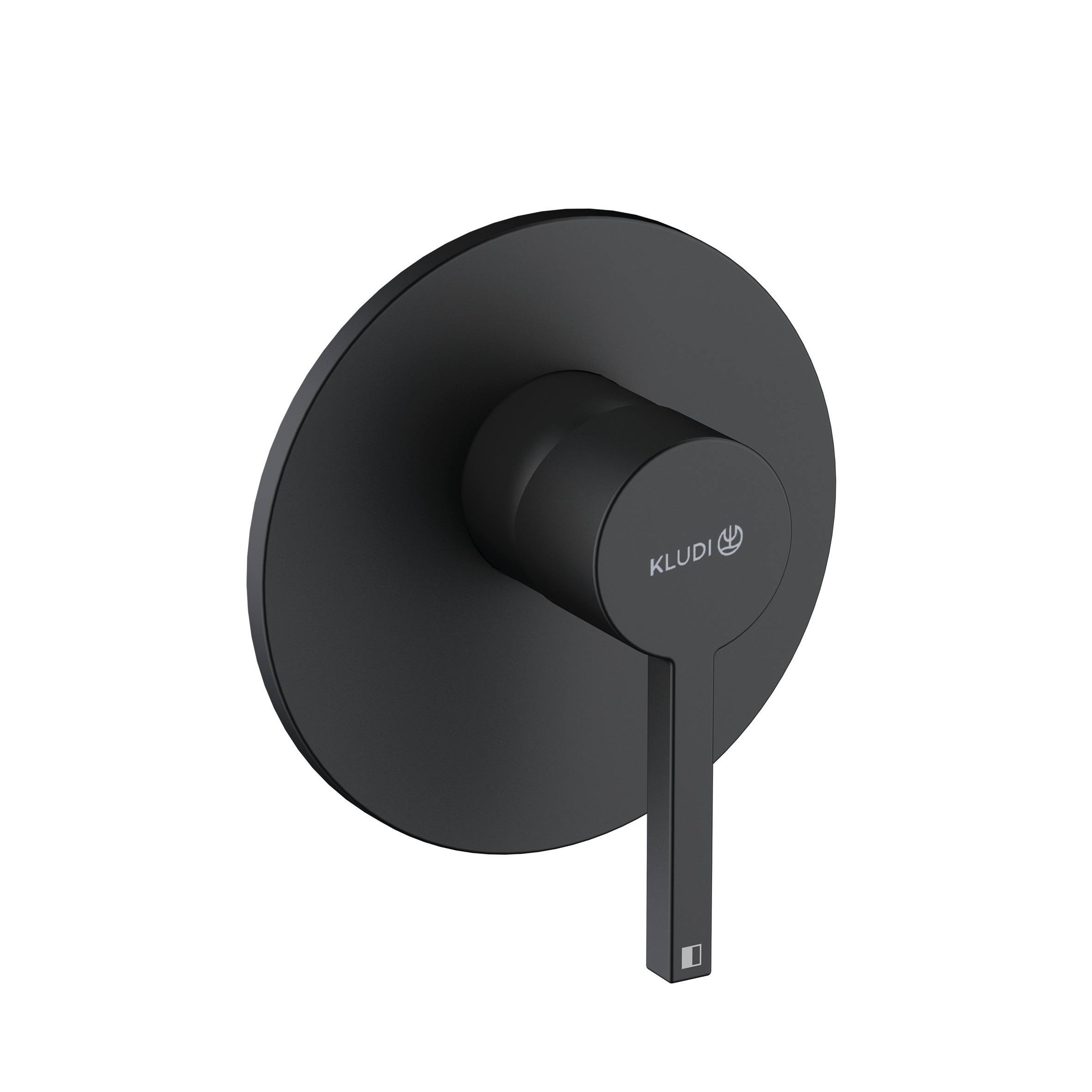 Kludi Nova Fonte Puristic bateria prysznicowa podtynkowa czarny mat 207553915