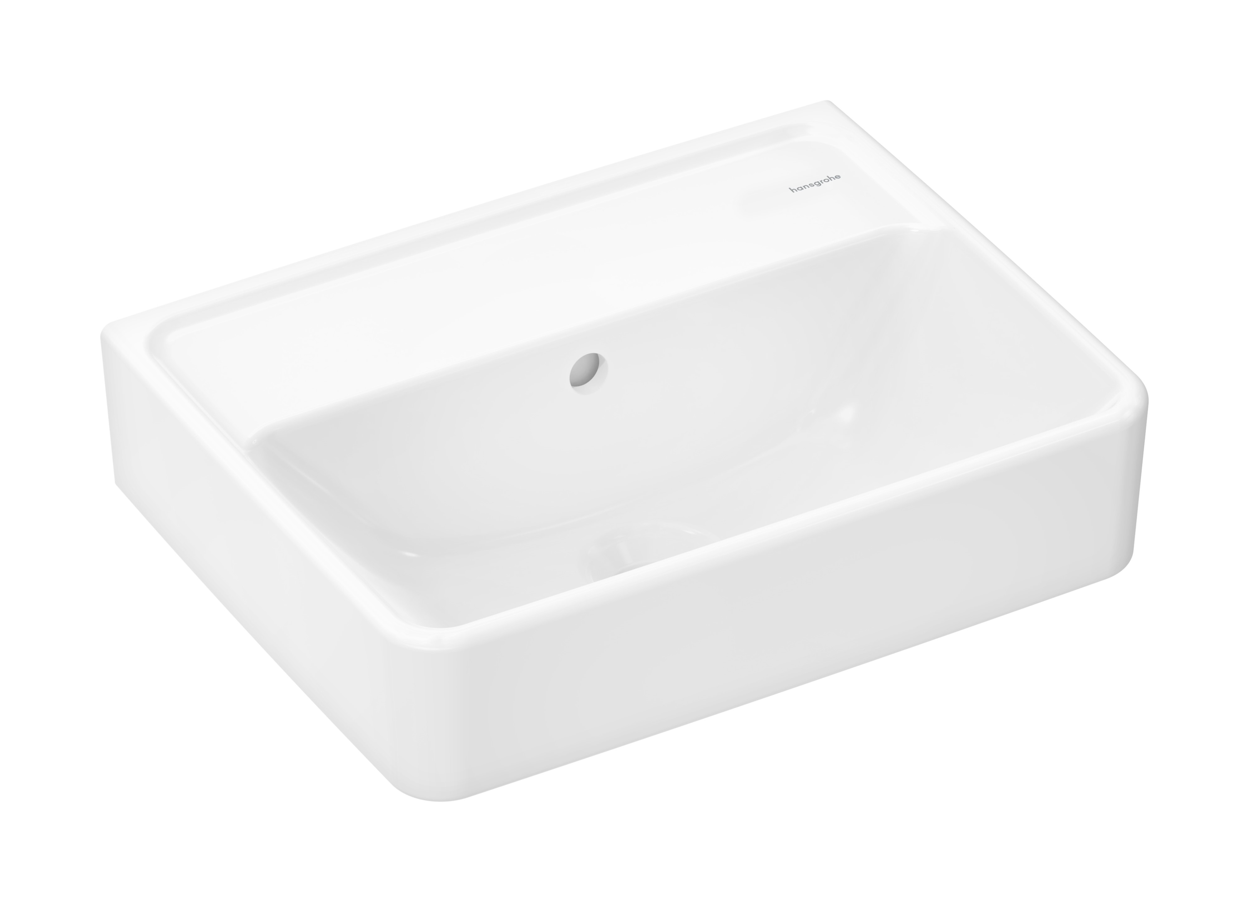 Darmowa Dostawa - Umywalka 45x34 cm prostokątna ścienna biała Hansgrohe Xanuia Q 61140450