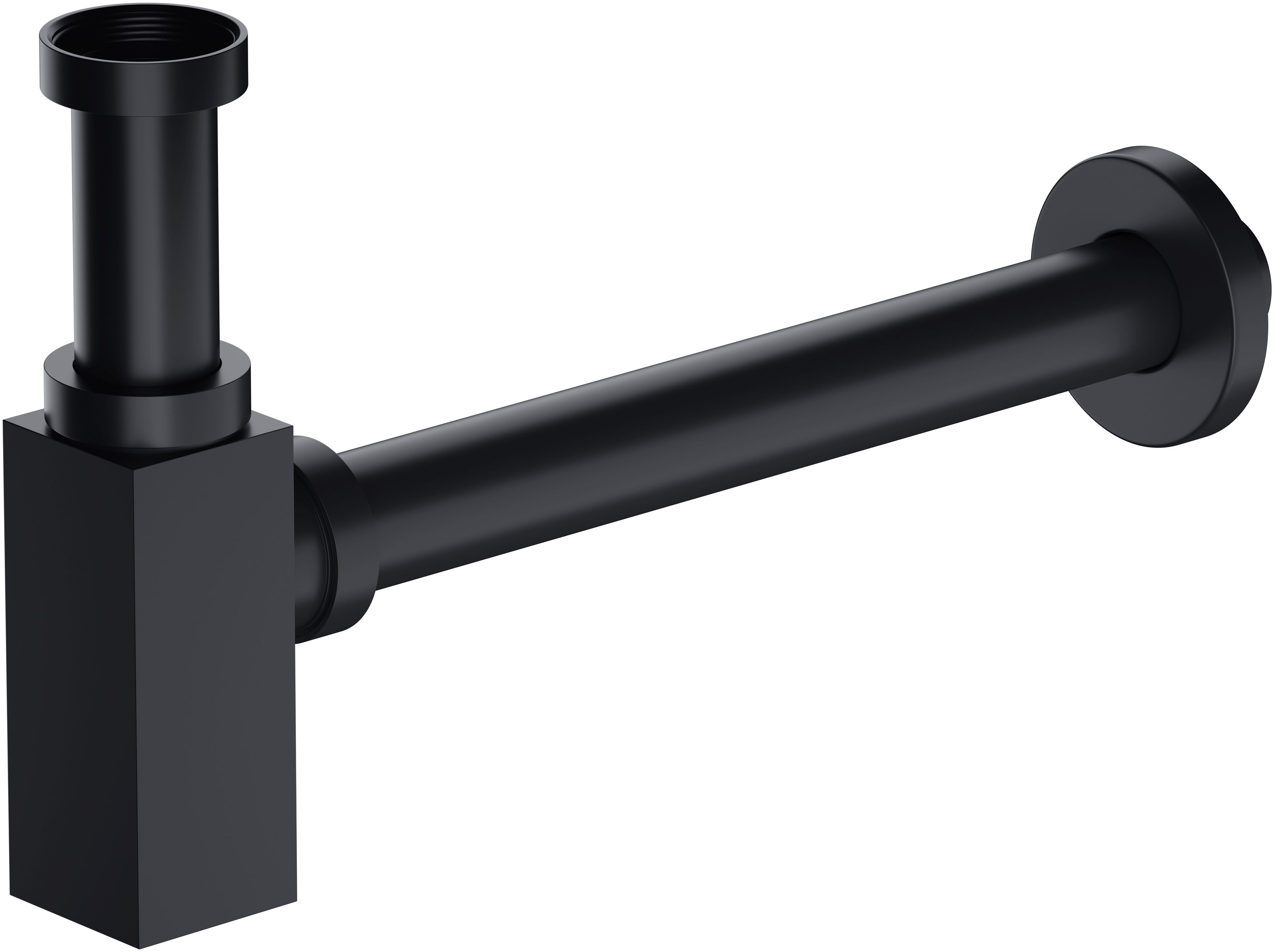 Darmowa Dostawa - Syfon do umywalki butelkowy czarny Cersanit Larga S951718