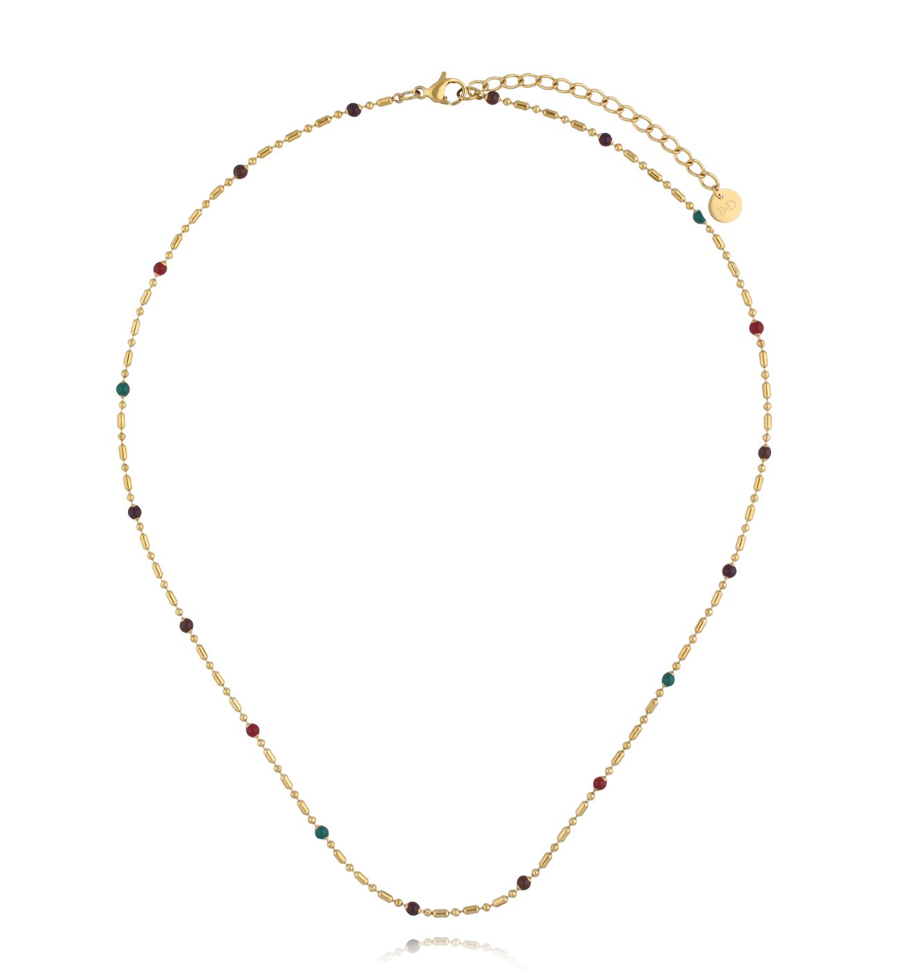 Naszyjnik z kolorową emalią NSA1336