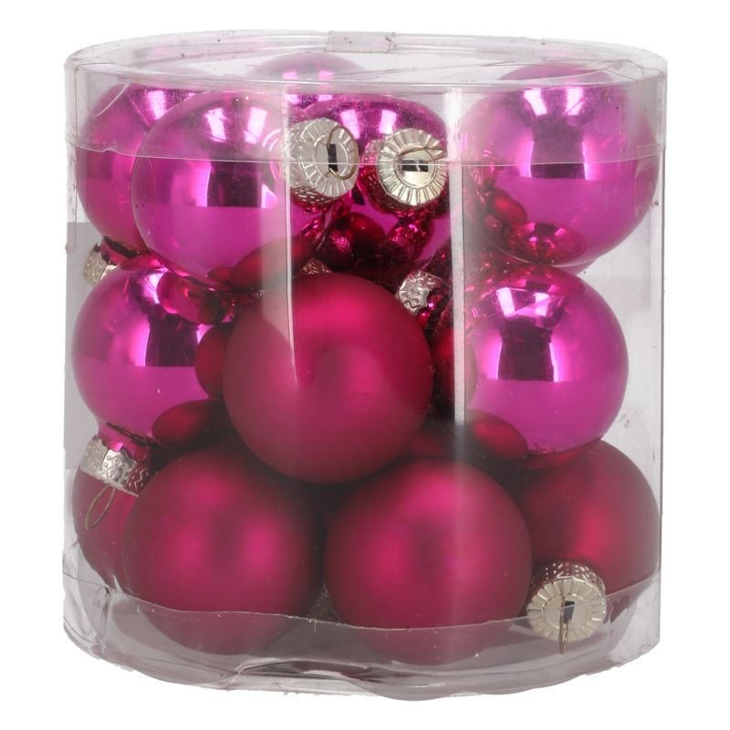 Bombki szklane Jumi 3 cm 18 szt.