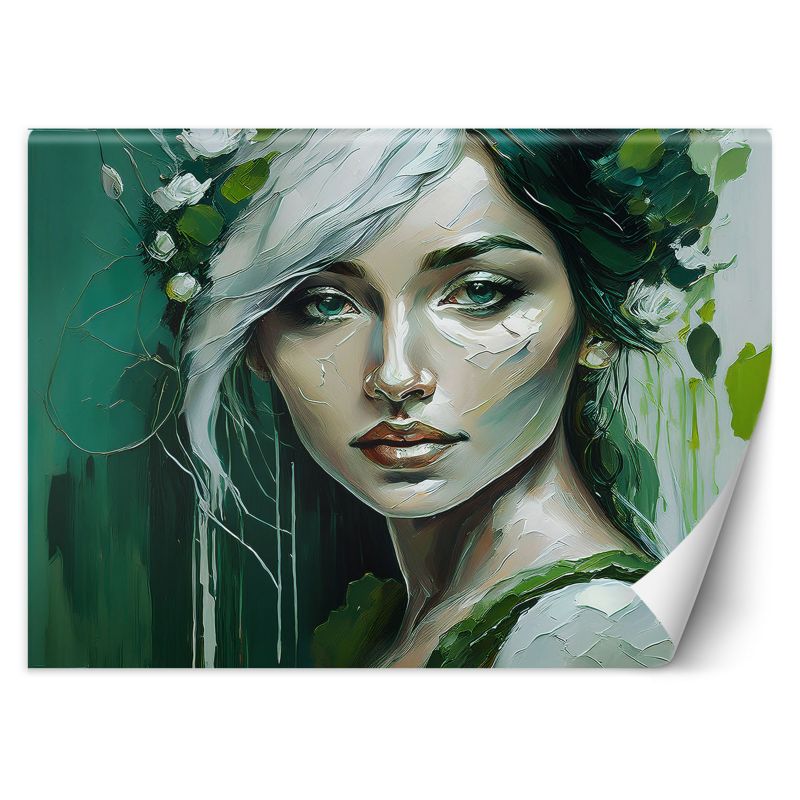 Fototapeta Feeby Kobieta Glamour Zielony 100x70 1 szt