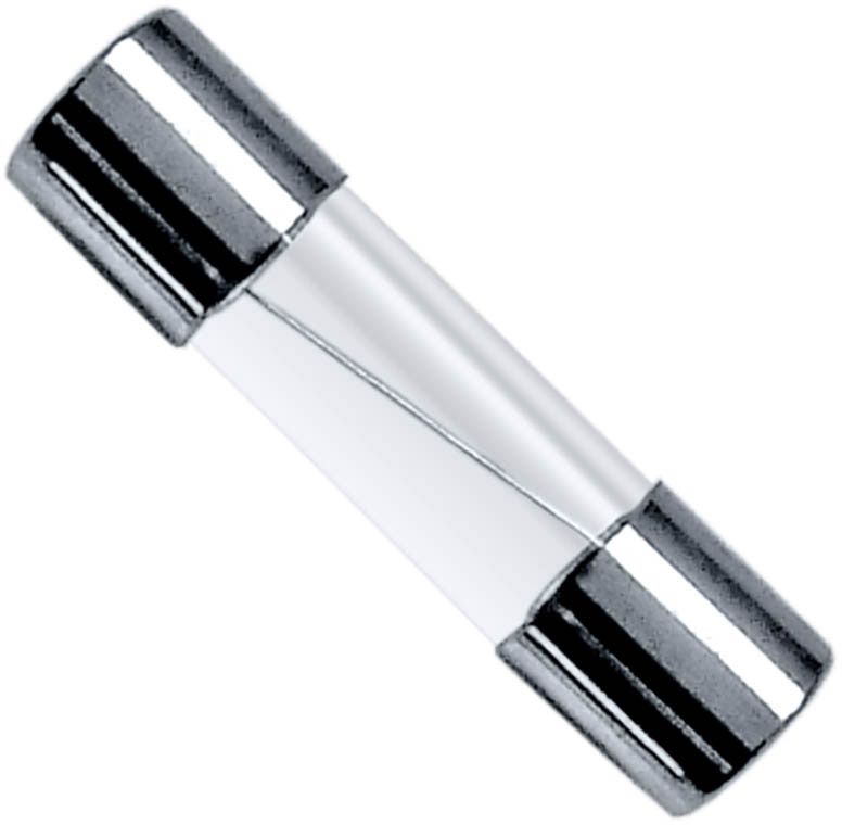 Bezpiecznik szklany Dpm 20 mm 6,3 A 2 szt.