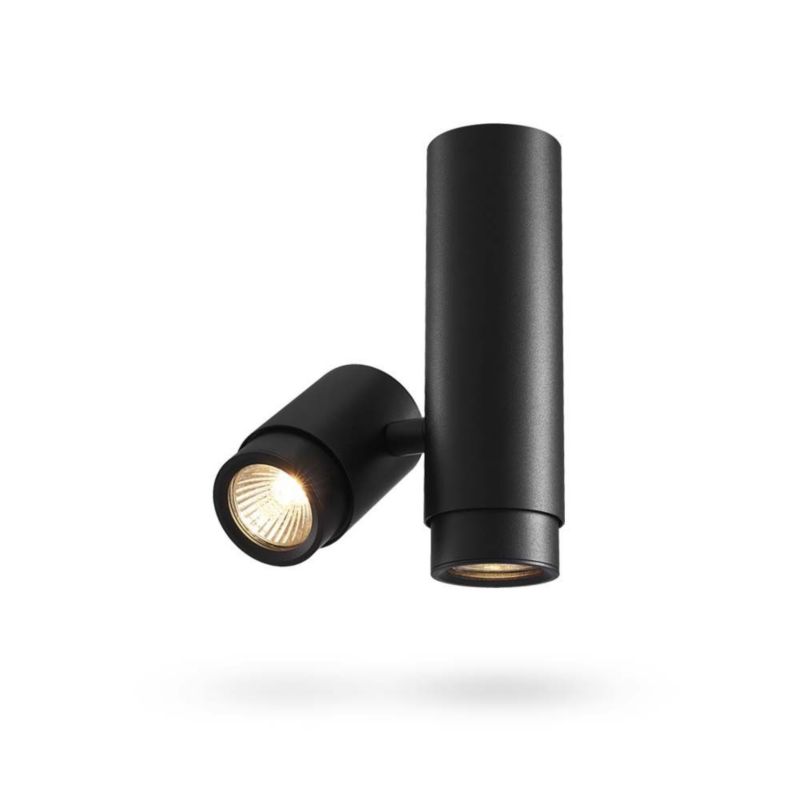 Spot oprawa sufitowa Videx Ariza czarny 2 x GU10 x IP20 wym: 10 x 6 x 6 cm - 1 szt.