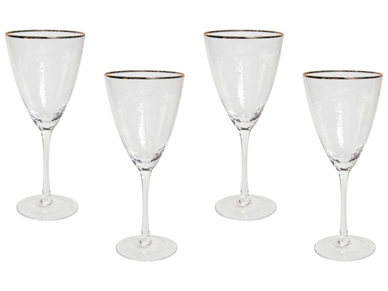 Zestaw 4 kieliszków do wina Topaz 380 ml Przezroczysty 1 kpl