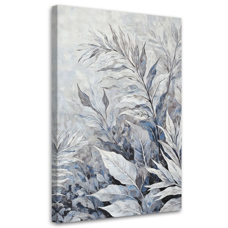 Obraz na płótnie Feeby Liście Abstrakcja Botanika 60x90cm 1szt