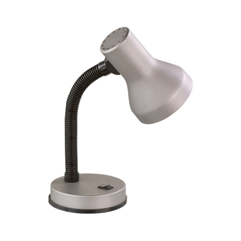 Lampka biurkowa Trio Pronto szara 1 x E27 x 18W IP20 wym: 30 x 13.1 x 13.1 cm metal - 1 szt.