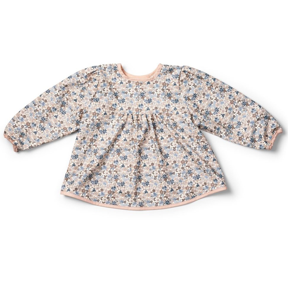 Elodie Details - Śliniak z długim rękawem - Blue Garden SC