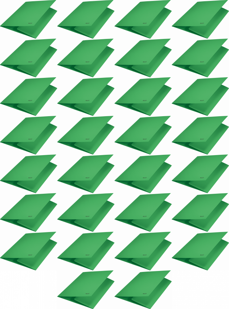 50x Teczka na dokumenty Leitz Recycle, A4, kartonowa, 2mm, zielony