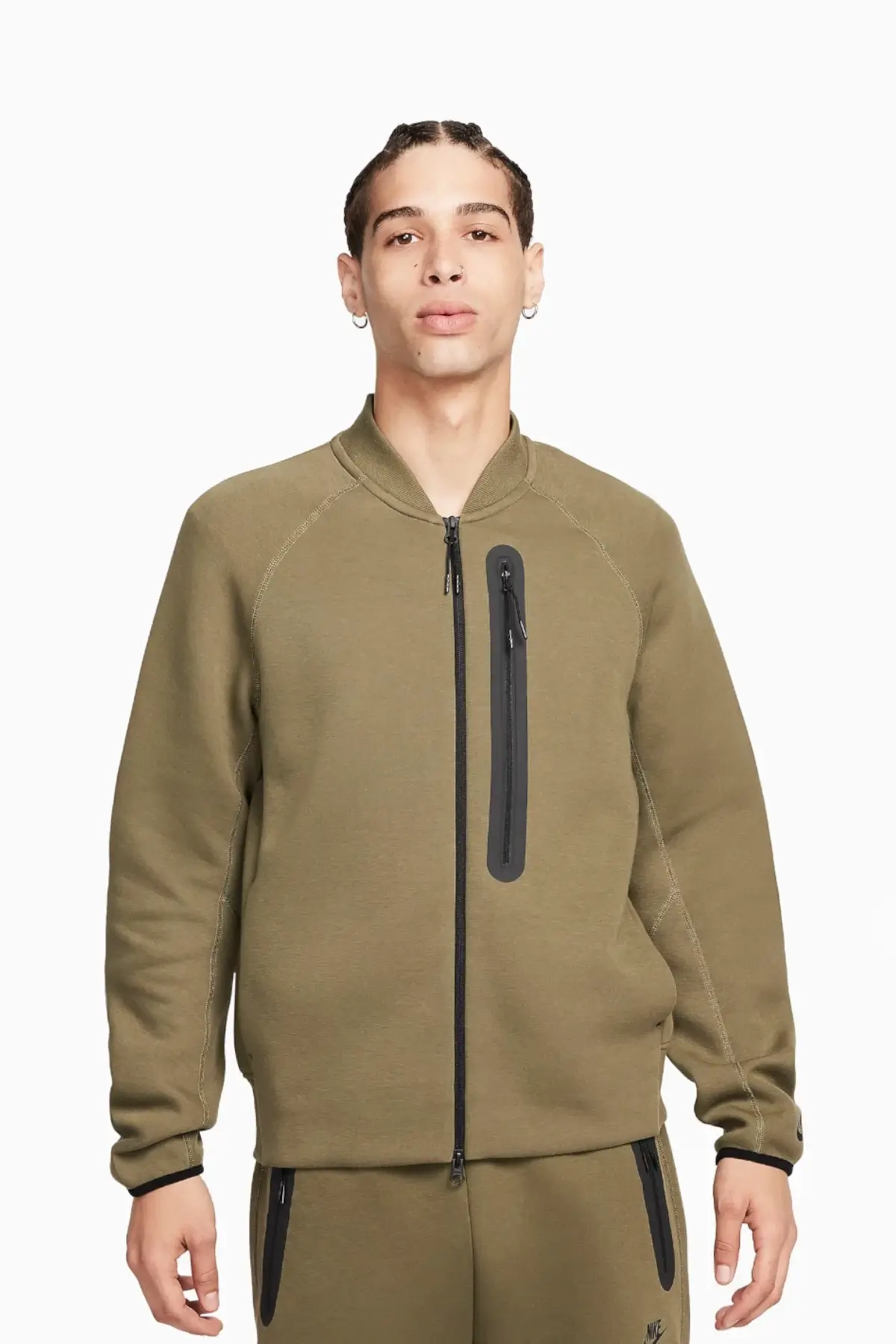 Bluza Nike Sportswear Tech Fleece Bomber - Zielony