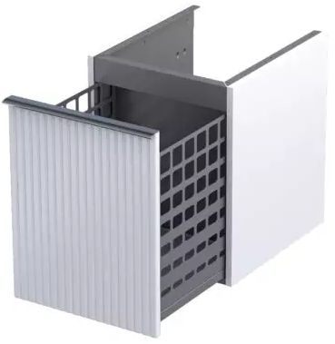 Oristo Etna szafka 40x45,5x50 cm boczna wisząca biała OR52-SN1S-40-2R