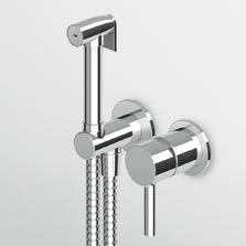 Zucchetti zestaw bidetowy podtynkowy biały mat gofrowany ZP6417.W1