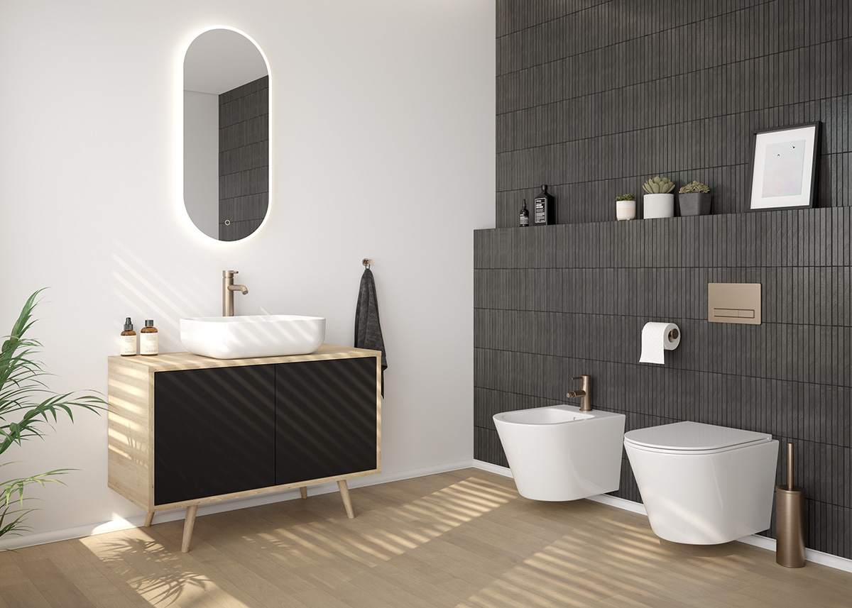 Oltens Josen umywalka 50x39,5 cm owalna nablatowa biała 40305000 - Wysyłka w 24h