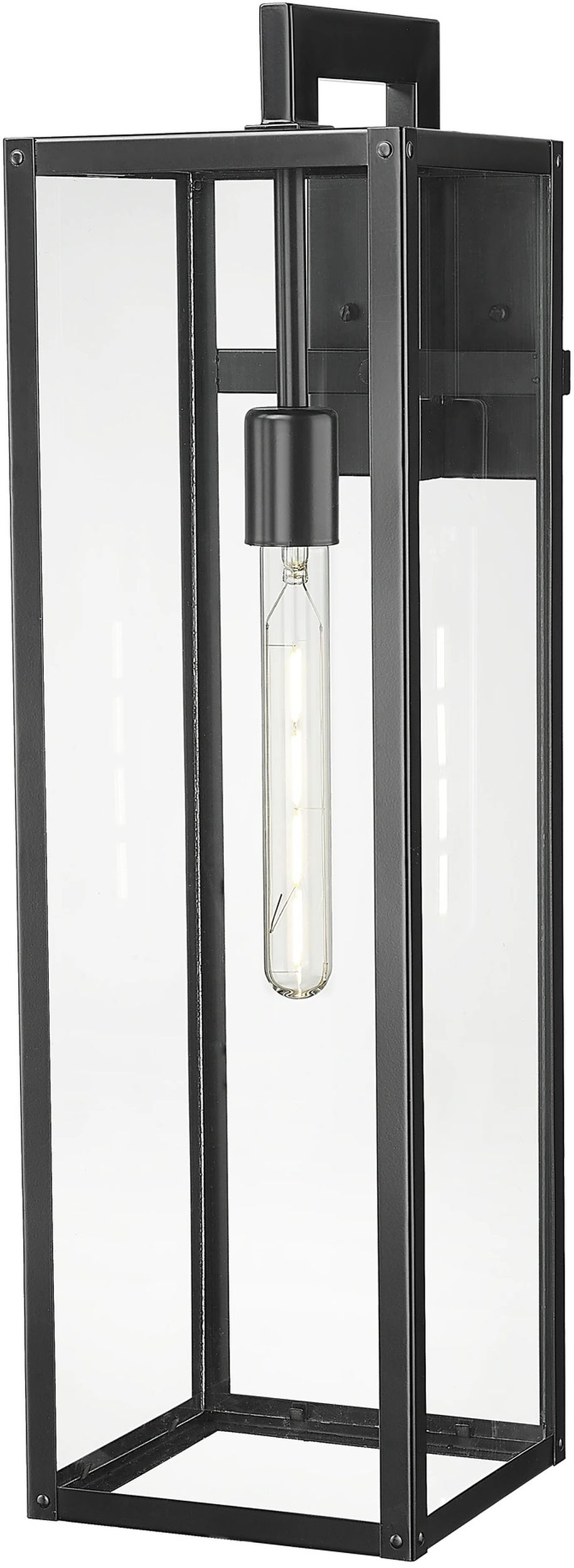 CosmoLight Kyoto kinkiet zewnętrzny 1x60 W czarny W01715BK