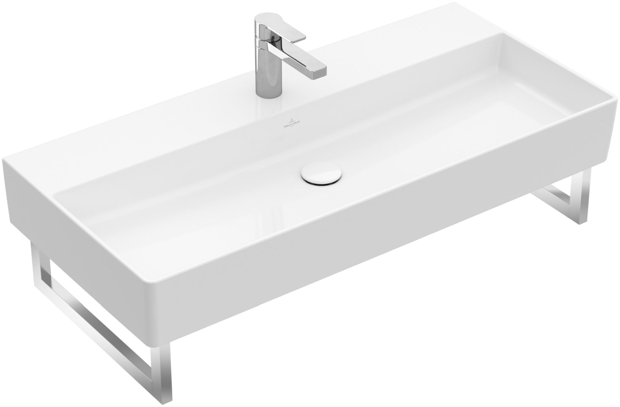 Villeroy & Boch Memento 2.0 umywalka 100x47 cm ścienna prostokątna Weiss Alpin 4A22A501