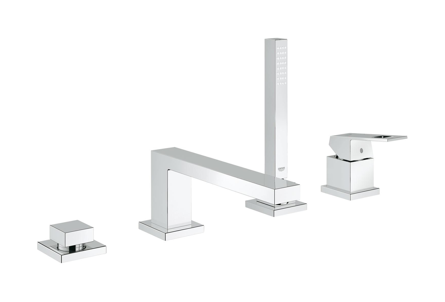 Grohe Eurocube bateria nawannowa 4-otworowa chrom 19897001