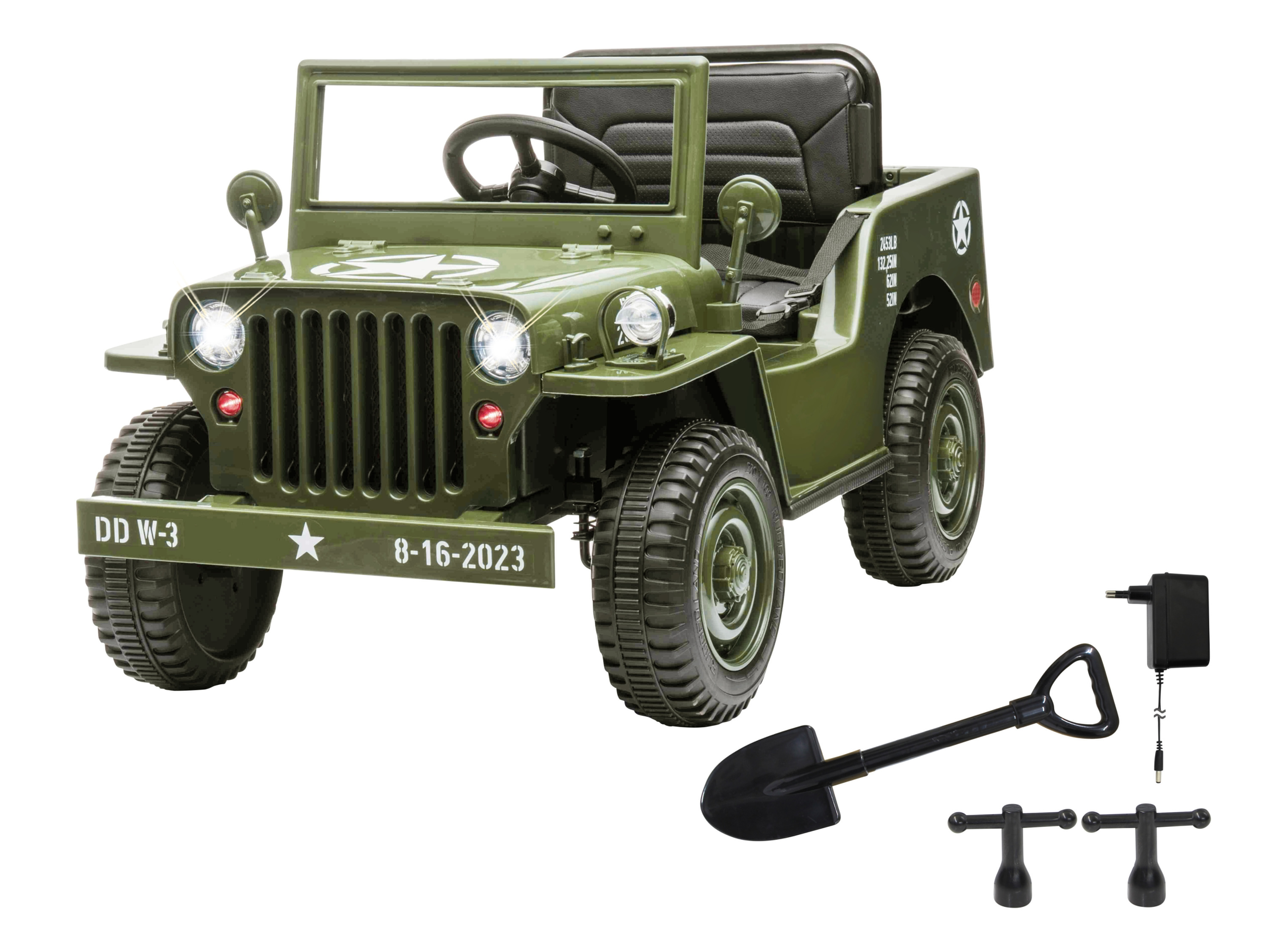 Jamara Jeep Willys MB Army na akumulator, 12V