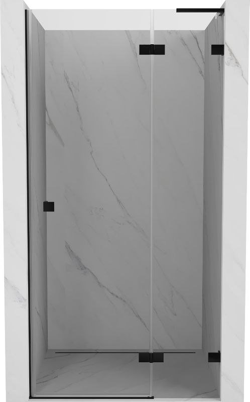 Drzwi prysznicowe uchylne Mexen Lunar L czarne 70x200 cm 1 szt.