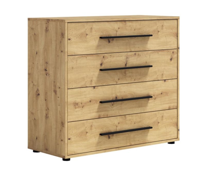 Komoda z szufladami Bettso Maxivo nowoczesna do sypialni dąb artisan 1szt.