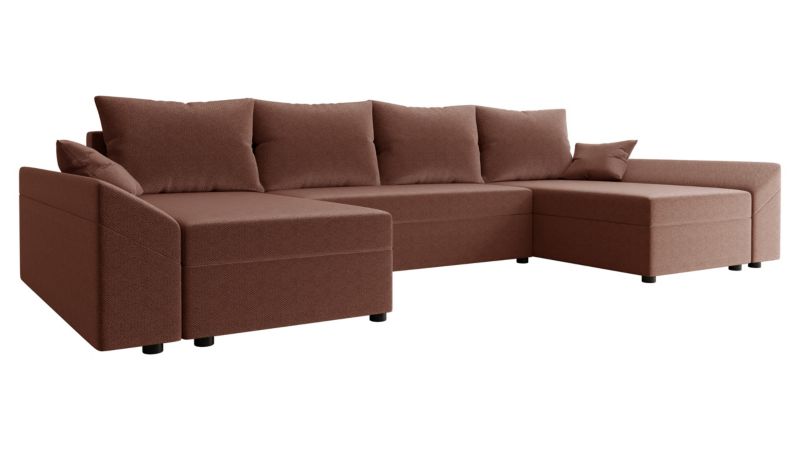 Narożnik z funkcją spania MIRJAN 24 Dante U Lux łososiowy 1 szt.