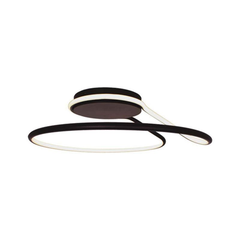 Lampa sufitowa wisząca V-TAC Vt-7762 czarna wym: 20 x 53 x 53 cm wbudowany LED 54W 1 szt.