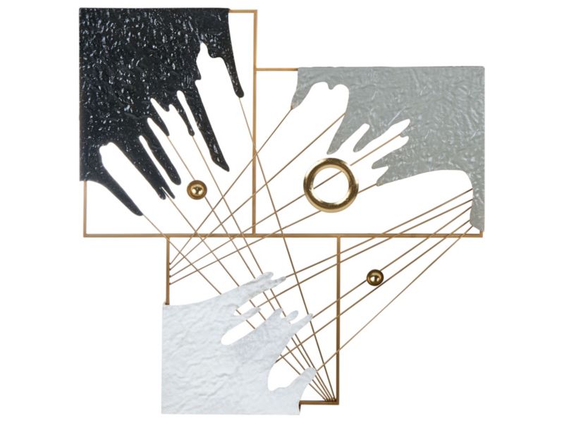 Dekoracja ścienna Balbriggan Metal 70 cm Kolorowy 1 szt.