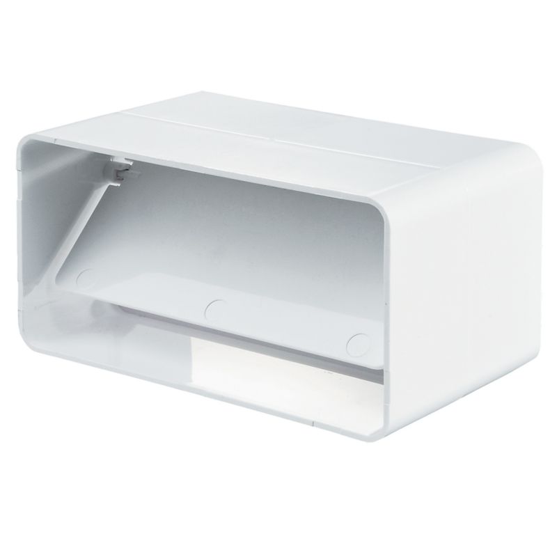 Łącznik kanałów Vents płaski 120 x 60 mm z zaworem zwrotnym