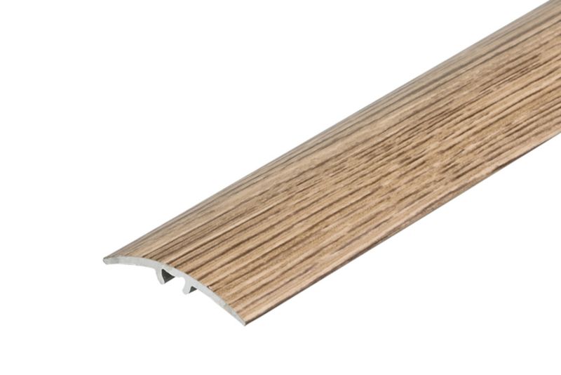 Profil aluminiowy wyrównujący Cezar 30 x 930 mm aluminiowy dąb glina 1 szt.