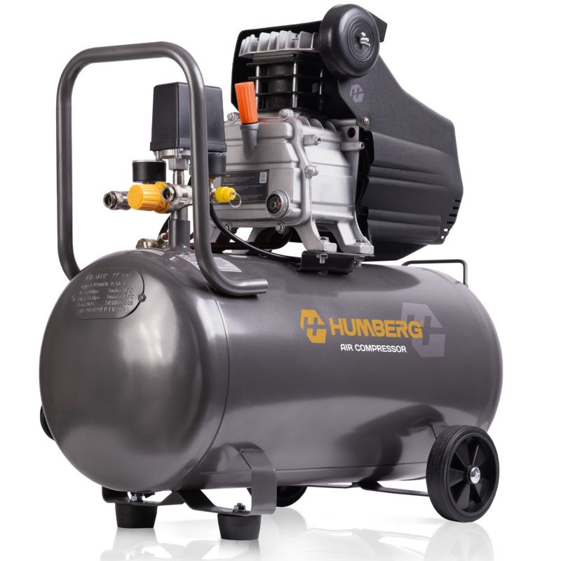 Kompresor sprężarka samochodowy olejowy Humberg HM-255 50l powietrzny solidny 8 bar 1szt.