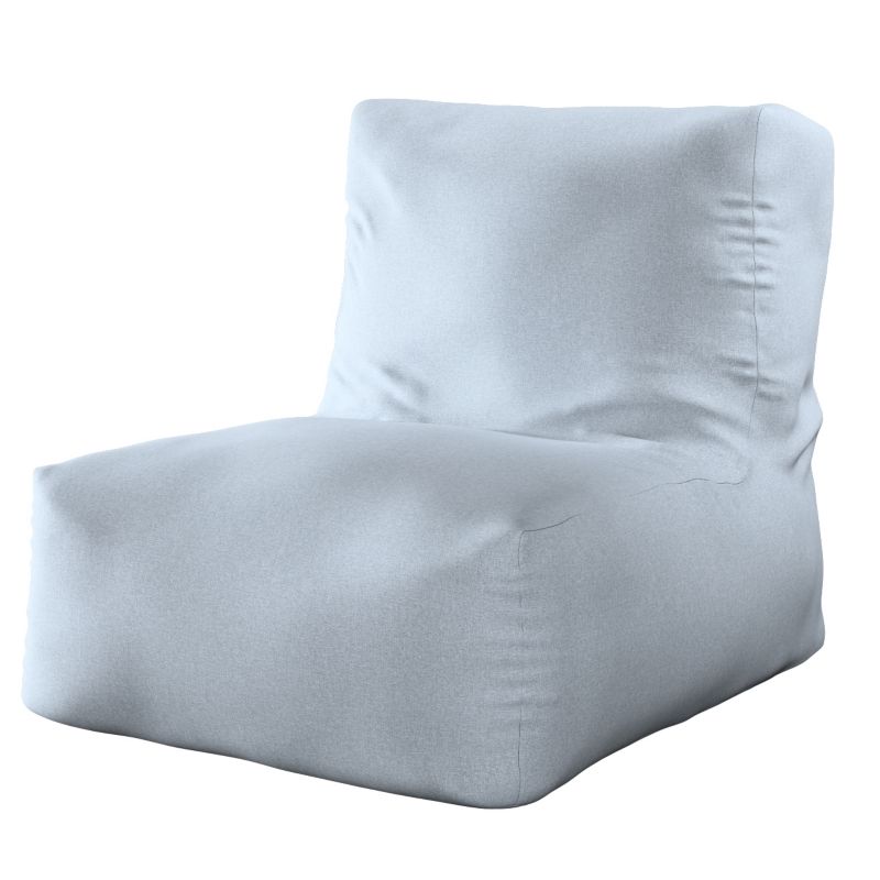 Pufa- fotel Dekoria 67 x 31 x 75 cm błękitny melanż 1 szt.