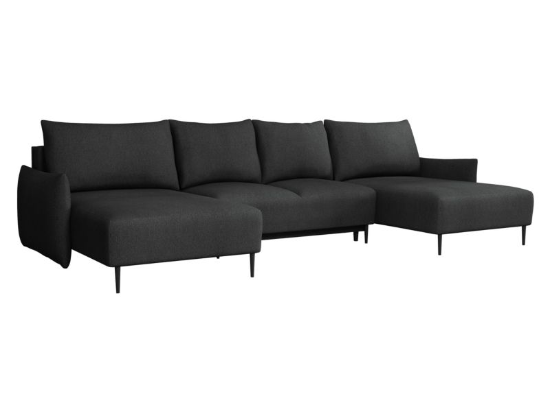 Narożnik z funkcją spania MIRJAN 24 Santi U antracytowy 1 szt.