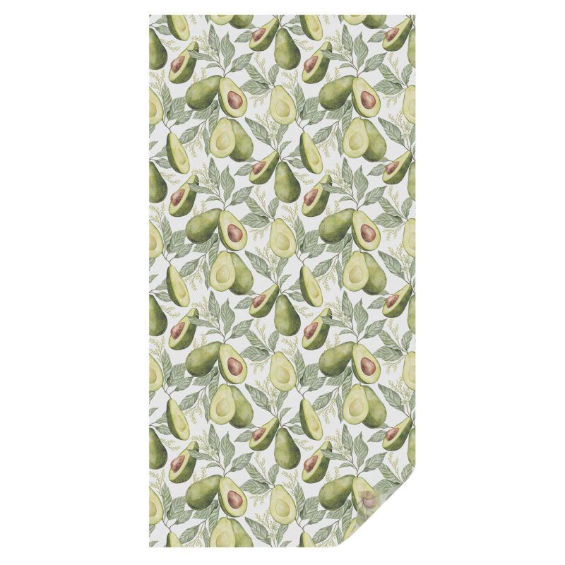 Folia Witrażowa Tulup 50x100 cm Samoprzylepna na Okno Delikatny awokadowy wzór 1 rol.