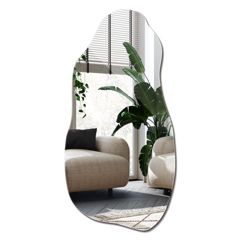 Lustro Na Ścianę Nowoczesne Wallfluent 45 x 90 cm Loft Wiszące 1 szt.