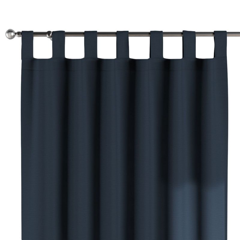 Zasłona na szelkach 1 szt. 130 x 245 cm Dekoria granatowy 1 szt.