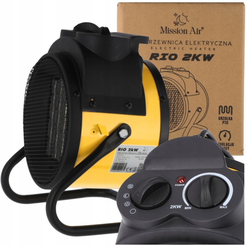 Nagrzewnica powietrza Mission Air RIO 2kW 1 szt