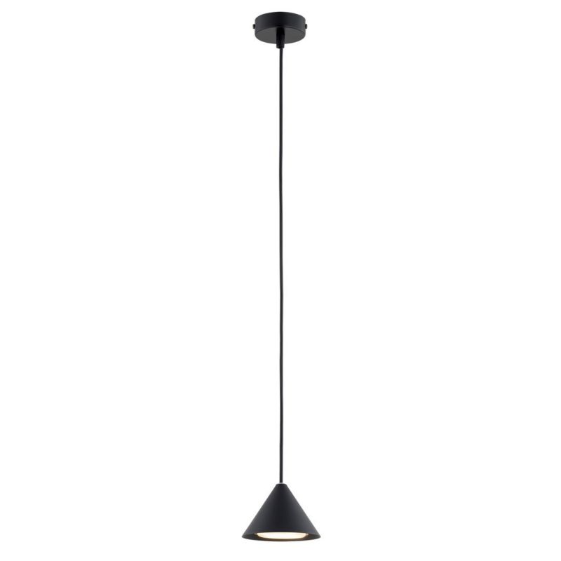 Lampa wisząca Emibig Elit czarna wym: 100 x 12 x 12 cm 1xGX53 x 12W 1 szt.