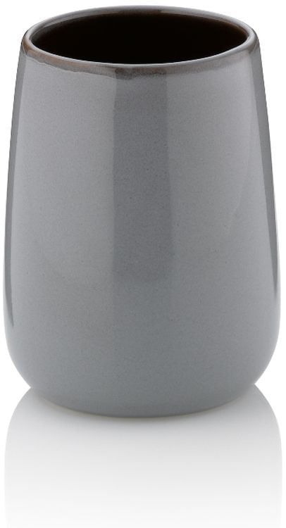 Kubek na szczoteczki Kela Liana ceramika niebieska mgła 10,5 cm 1 szt.