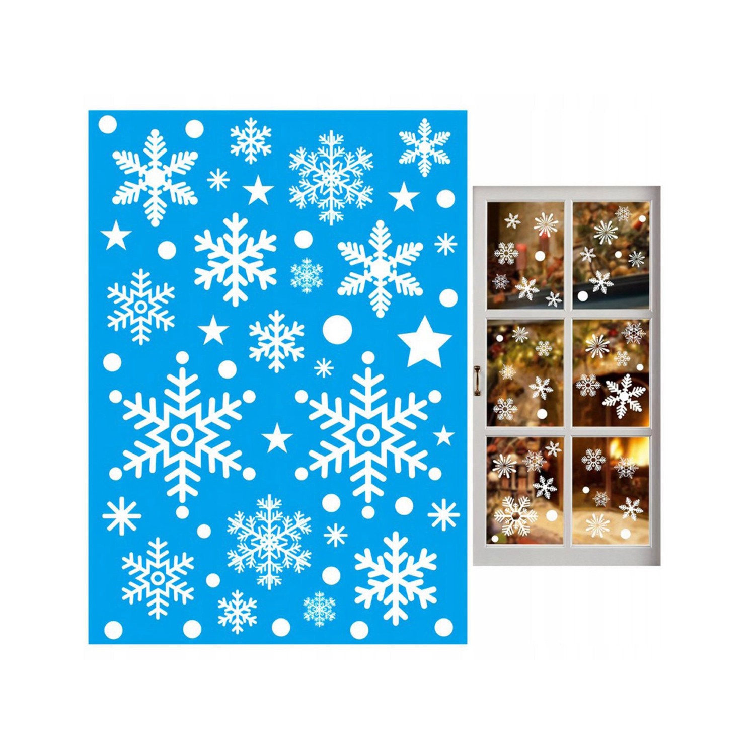 Naklejki Płatki śniegu 20x30 cm