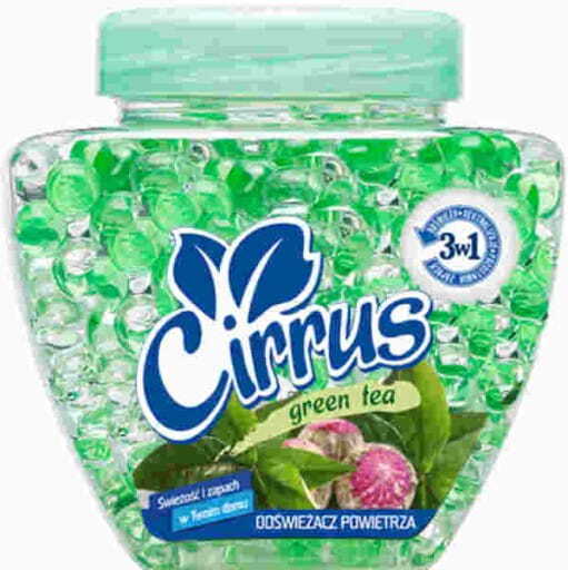 Odświeżacz powietrza Cirrus kulki, green tea, żel, 250g